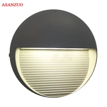 110 В, 220 В, 7 Вт, современный светодиодный настенный светильник, наружные, внутренние, настенные светильники для двора, лампы, простые светодиоды, лампе, водонепроницаемые, для крыльца