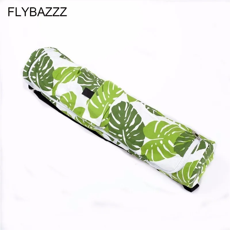 

New Printed 70*15cm Canvas Yoga mat Bags Exersice Mat Bag Pilates Pad Backpack Sports Knapsack Fitness Dance Gymnastics Mat Case