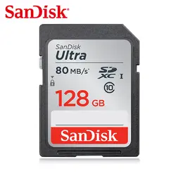 SanDisk SD карта 64 Гб флэш-карты памяти 128 GB 256 GB SDXC 16 GB 32 GB SDHC SLR SD карты USH-I Class10 для 4 K Full HD цифровой Камера