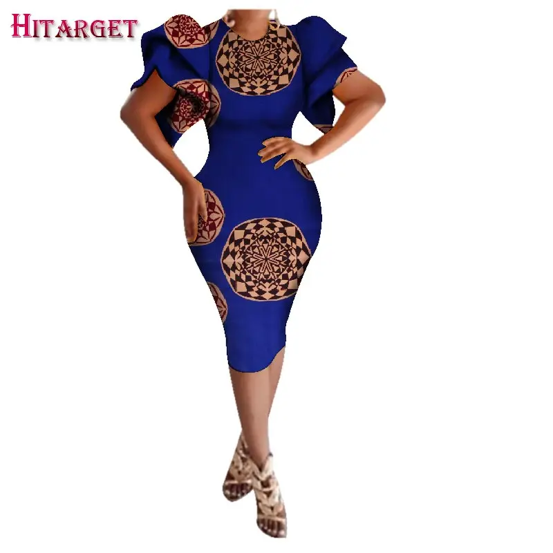 Hitarget2018 африканская Женская длина сексуальные платья для женщин традиционный