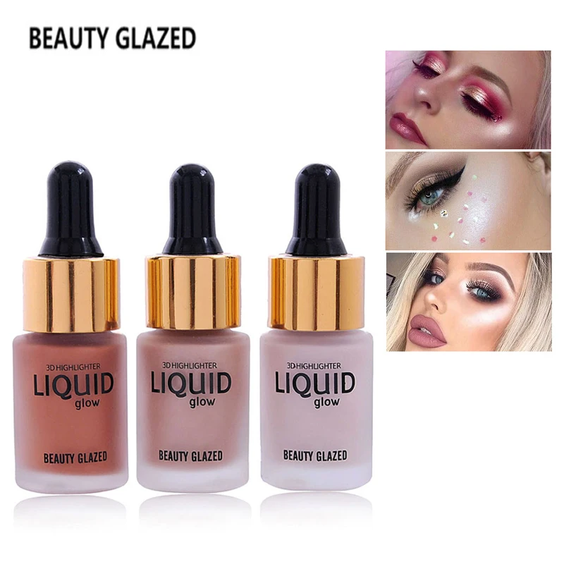 Beauty Glazed Face Glow Liquid Highlighter Shimmer Makeup Face
