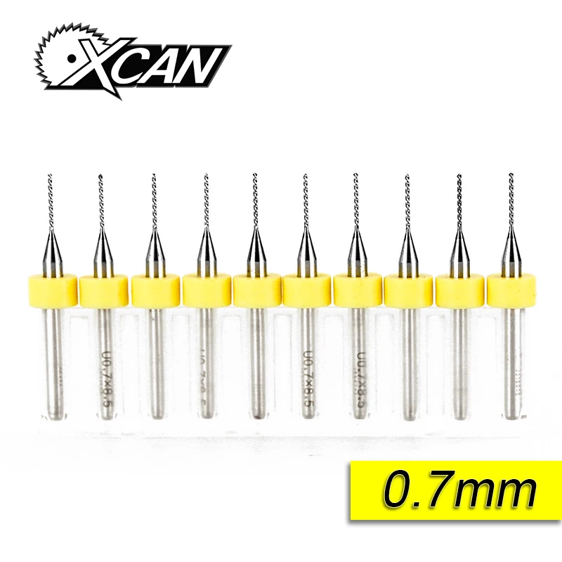 

10pcs 0.7mm Carbide Micro Drill Bits CNC PCB Drill Bit Set