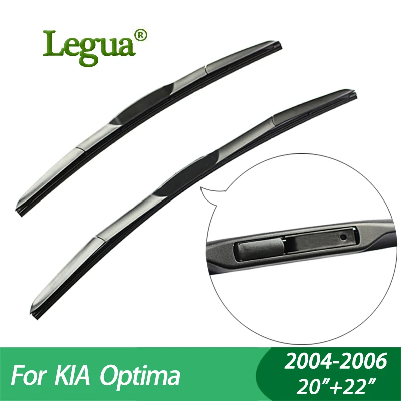 Kia Optima Rear Wiper Blade Legua Wiper blades For KIA Optima (2004 2006), 20"+22",car wiper,3