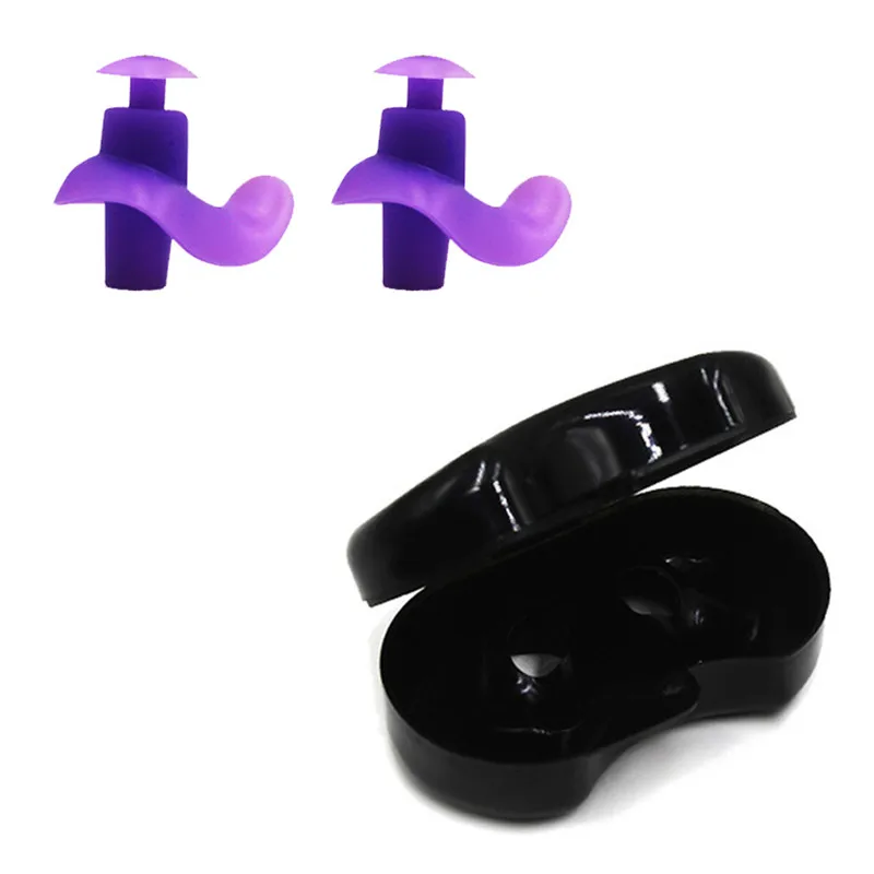 1 пара мягких силиконовых ушных затычек для защиты ушей многоразовые профессиональные музыкальные затычки для ушей Шумоподавление для сна - Цвет: Purple