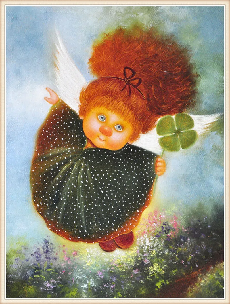 

DIY Diamond Painting A little girl cube drill Cross Stitch Diamond Mosaic Diamond Embroidery Patterns Rhinestones