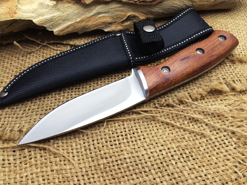 Warrior Camping Fixed Knives,440 Blade Solid Wood Handle Small Hunting Knife,Survival Knife. Warrior Camping Fixed Knives,440 Blade Solid Wood Handle Small Hunting Knife,Survival Knife.