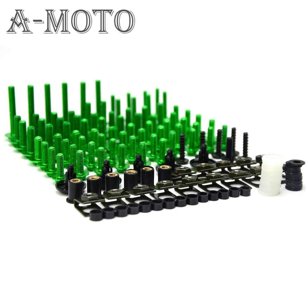 

Free Shipping Motorcycle Aluminium Fairing Bolts Fastener Clips Screw For ducati monster 400 620 695 696 796 monster s2r 800