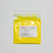 Флуоресцентный порошок, флуоресцентный пигмент, полировка для ногтей, товар: HLP-8012, Цвет: золотисто-желтый, 1 лот = 50 г, широко используется