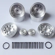 1," бислорный сплав колеса/диски шириной 28 мм диаметр 50 мм для шин 44 мм для 1/10 12 Capo крест Tamiya Cralwer рок Crawer SCX10 RC8WD