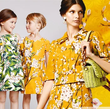 

Special clearance! Spring and autumn thick stiff brocade fabric printing fashion fabrics wholesale high quality cloth