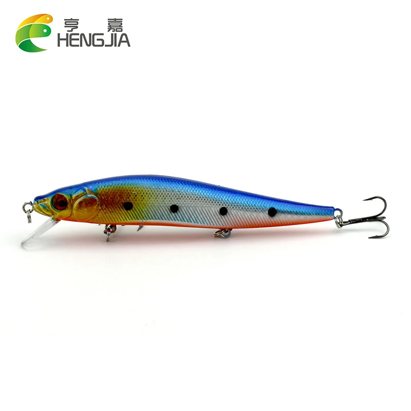 5 pièces HENGJIA Leurres De Pêche 140mm 23g Appâts Artificiels En Plastique Shad Minnow 3D Yeux Wobbler Leurre De Pêche (lot de 5)