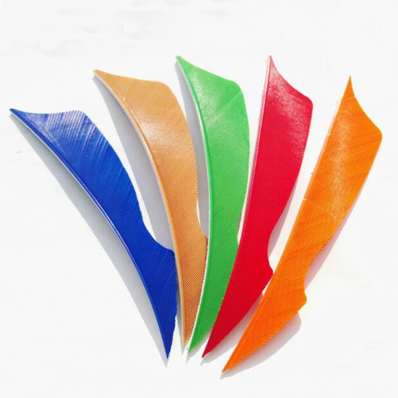 4/" 5/'/' Right Wing Shield Natural Turkey Feather Archery Arrow Fletching Hunting
