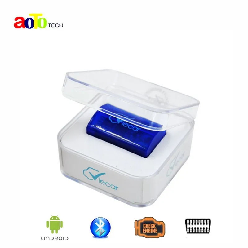 Новейший мини ELM327 Интерфейс адаптер Viecar для 2 0 OBD2 Bluetooth Авто диагностический