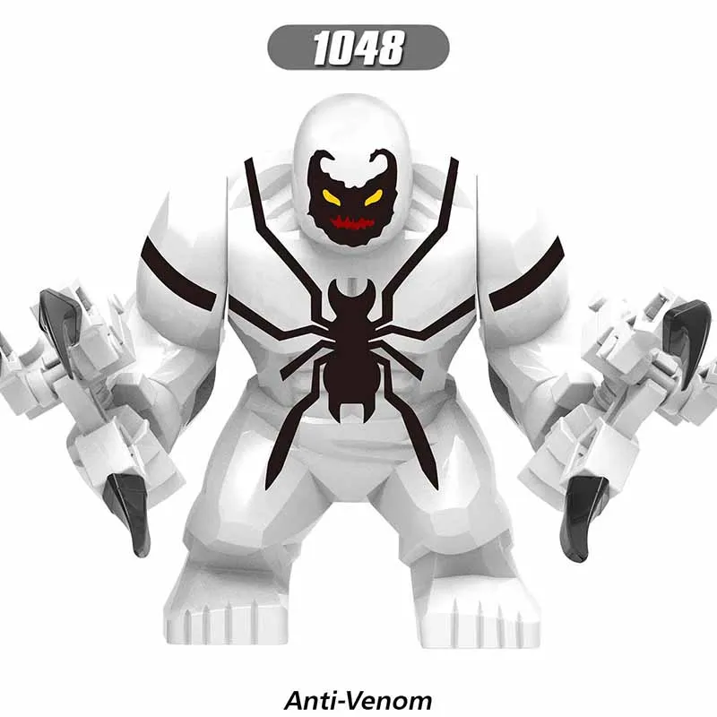 

Single Sale Super Heroes Avengers 4 7CM Big Size EndGame Thanos Venom Hulk Riot Building Blocks Figures for Children Gifts Toys