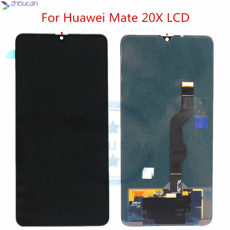Для Huawei Mate 20 X ЖК-дисплей кодирующий преобразователь сенсорного экрана в сборе