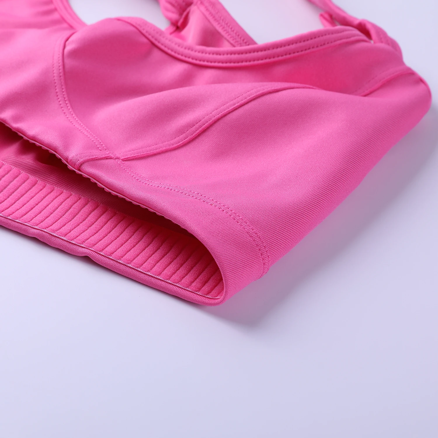 Women's High Impact Full Coverage Wire Free Non Padded Run Sports Bra