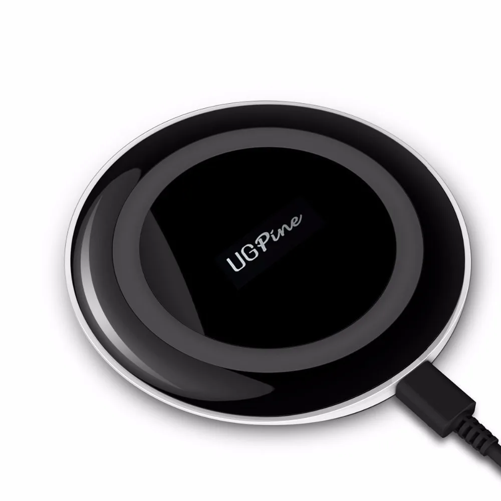 UGpine QI Wireless Charger,ultra thin wireless Charging Adapter for Samsung Galaxy S6/S6 Edge/S7