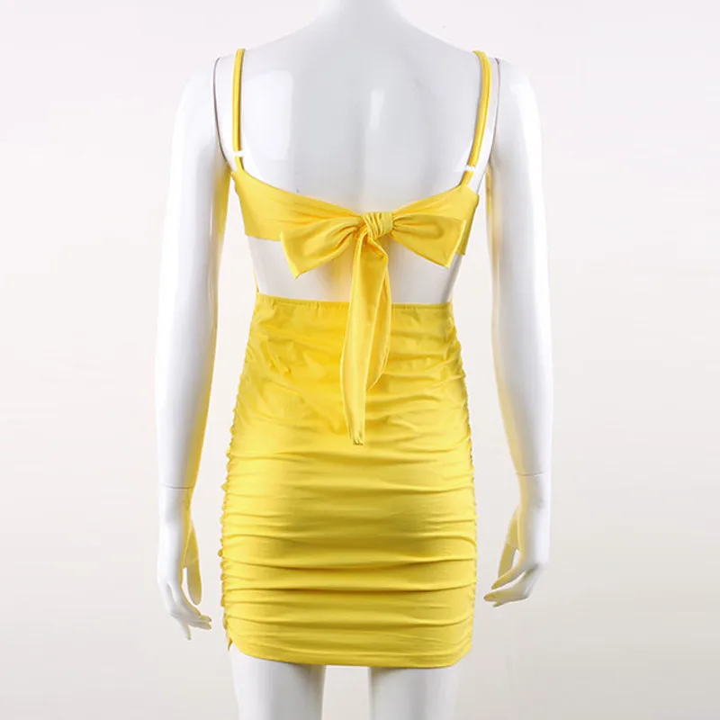 ruched mini dress08