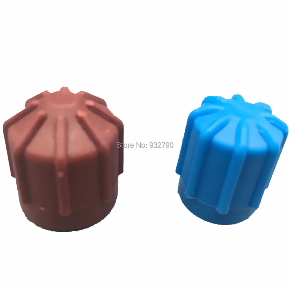 2pcs R134a Auto Ac A/C Valve Cap Refrigerant Valve High/Low Voltage