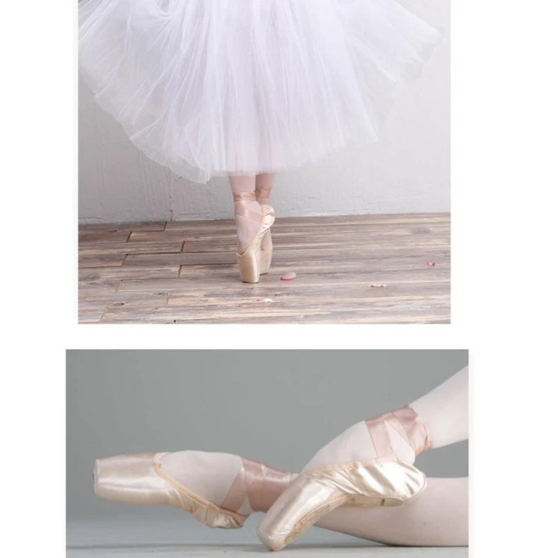 Балетки; балетки с завязками; Танцевальная обувь для девушек и женщин; профессиональная атласная танцевальная обувь с губкой