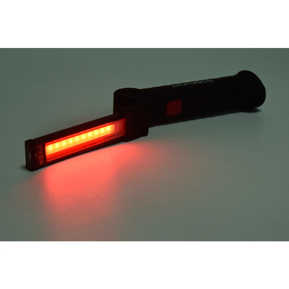 Перезаряжаемый 3 режима светодиодный Рабочий фонарь вспышка светильник фонарь USB Рабочий светильник складной фонарь на магните с подвесным крюком для Lignting