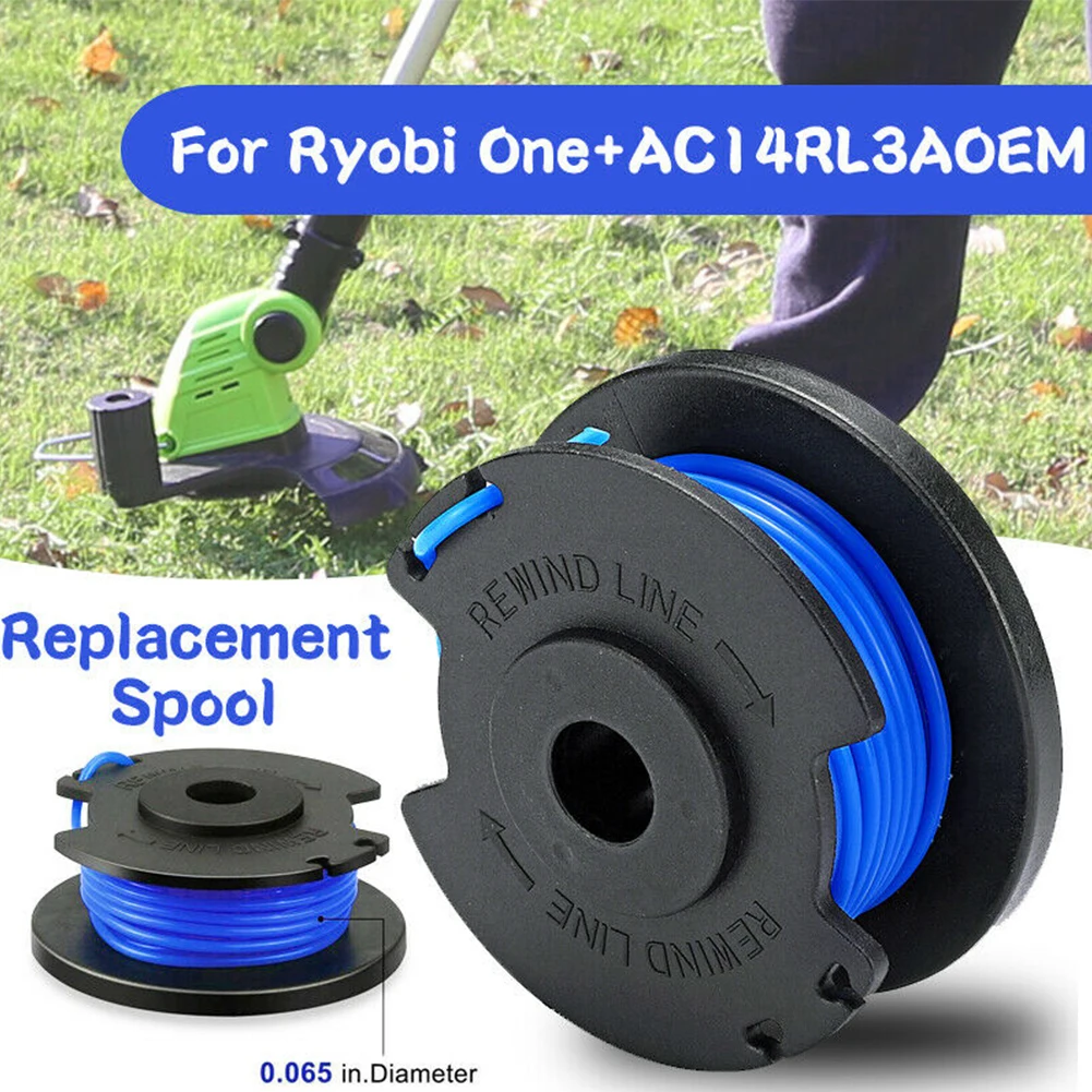 

Nylon String Line Spool Replacement Trimmer With Cover Weed Durable For Ryobi #5
