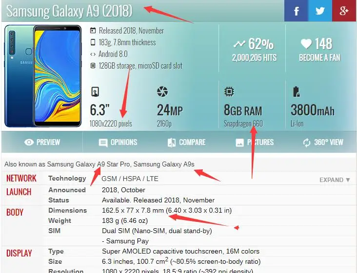 Чехол книжка из искусственной кожи + ТПУ чехол для samsung Galaxy A9 2018/A9 Star Pro/A9s с