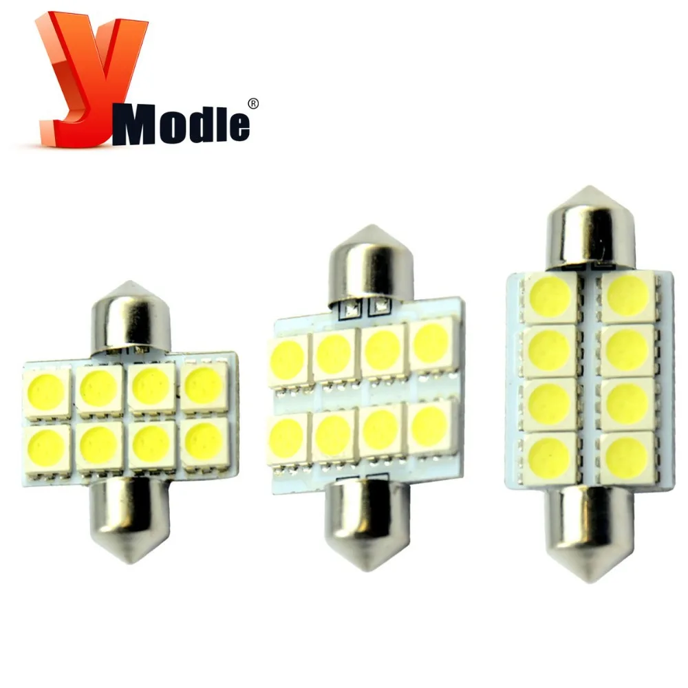 AUXITO CANBUS 41MM 42MM LED Festoon Bombillas 3020 SMD Blanco Coche