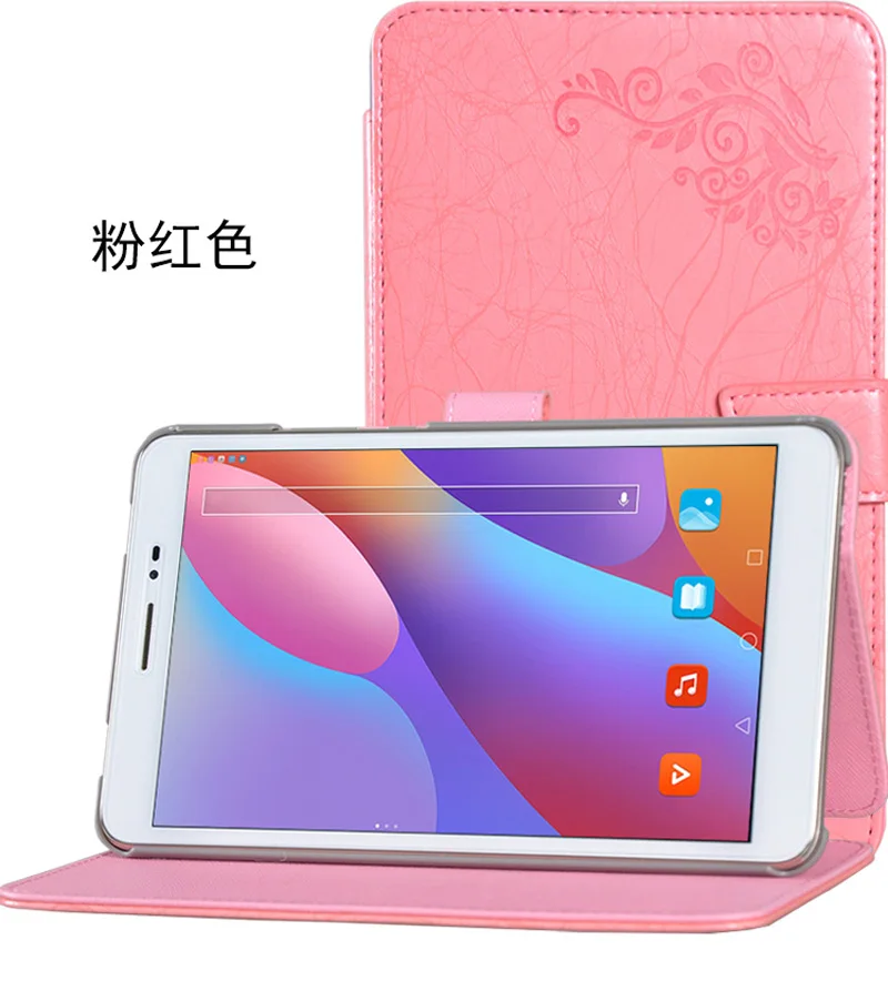Роскошный чехол книжка из искусственной кожи с модным рисунком для Huawei Honor Tablet 2 JDN