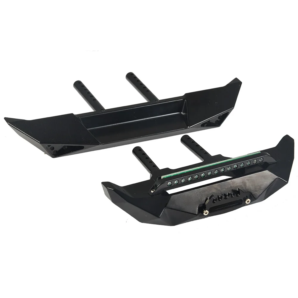 

Metal Black Front Rear Bumper for 1/10 RC Crawler Car AXIAL SCX10
