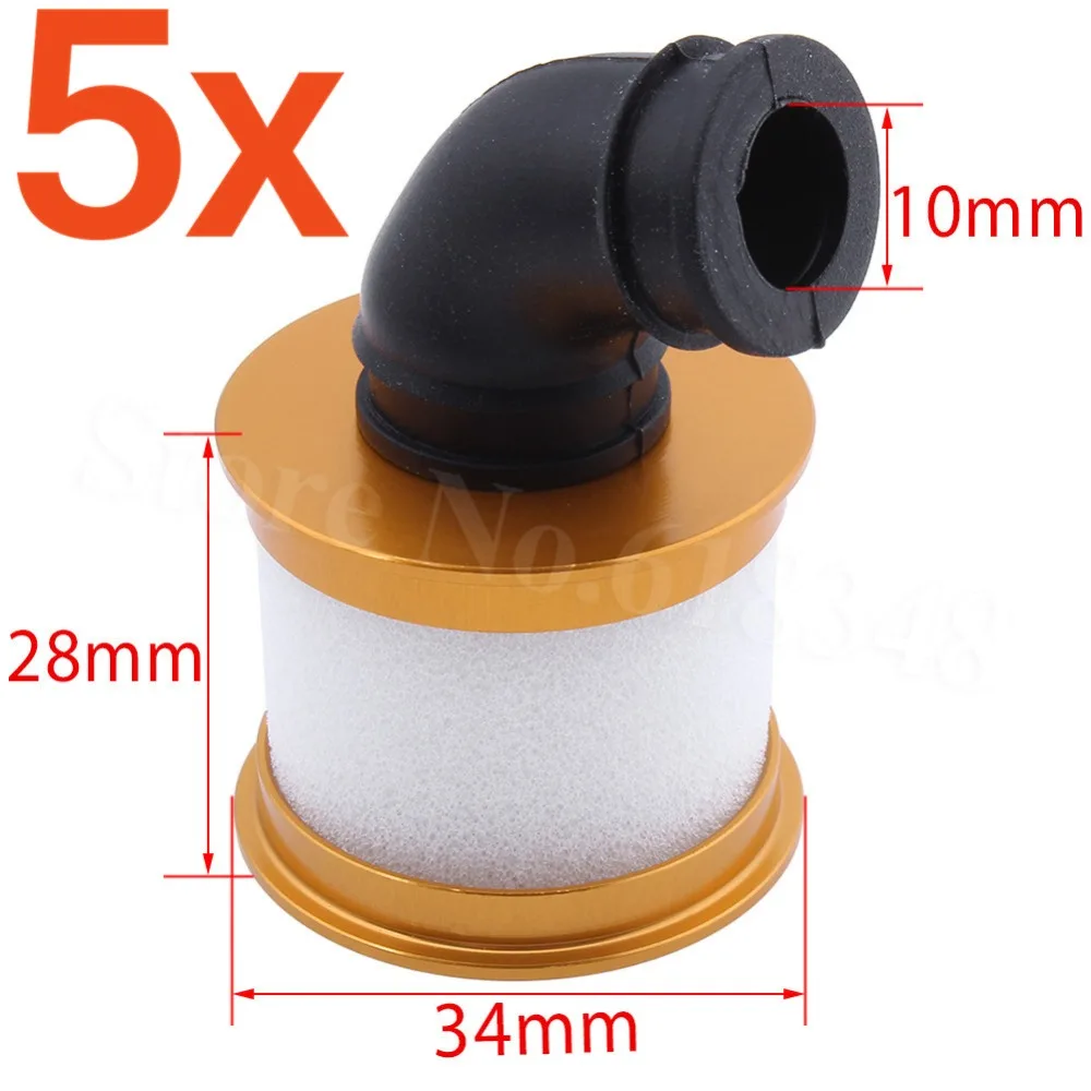 

Wholesale 5Pcs/Lot HSP 04104 Air Filter For Enigine Parts 1:10 RC Model Car Nitro Power Parts Racing Spare Upgrate Parts