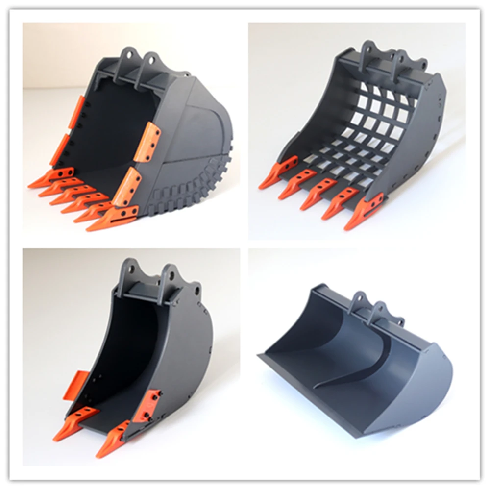 Rc simulate metal scarifier / excavator bucket assembly for 1/12 scale Remote control hydraulic excavator toys model