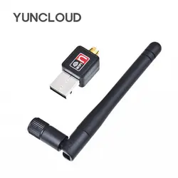 YUNCLOUD Mini USB Wifi адаптер 150 Мбит/с высокая скорость сетевой карты 802.11b/n/g высокая скорость USB Wi-Fi беспроводной Lan Ethernet для ноутбука