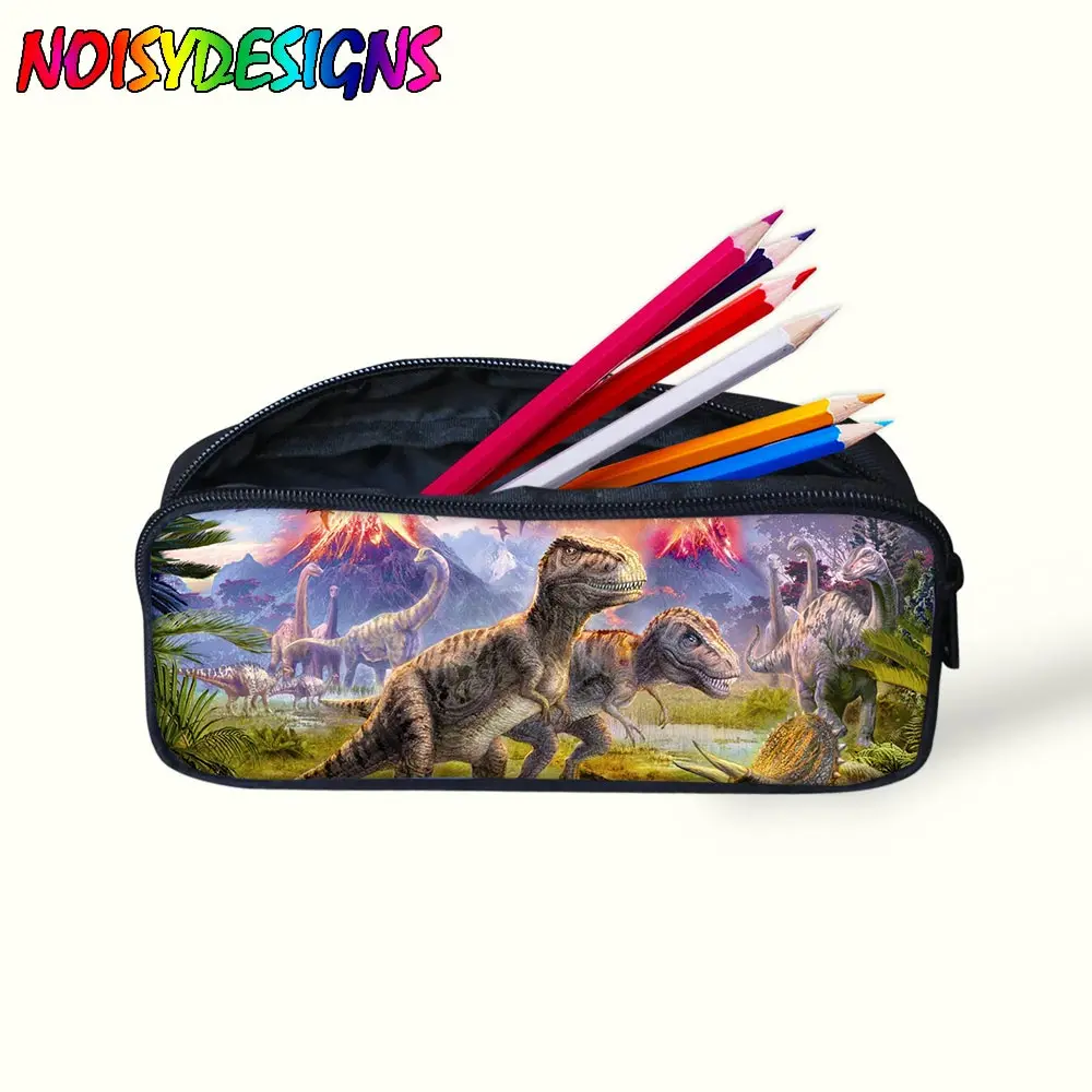 

Dinosaurs Pencil Case Teenage Students Animals Box Boys School Supplies Children Kids Pouch Girls Makeup Bag Drop shipping