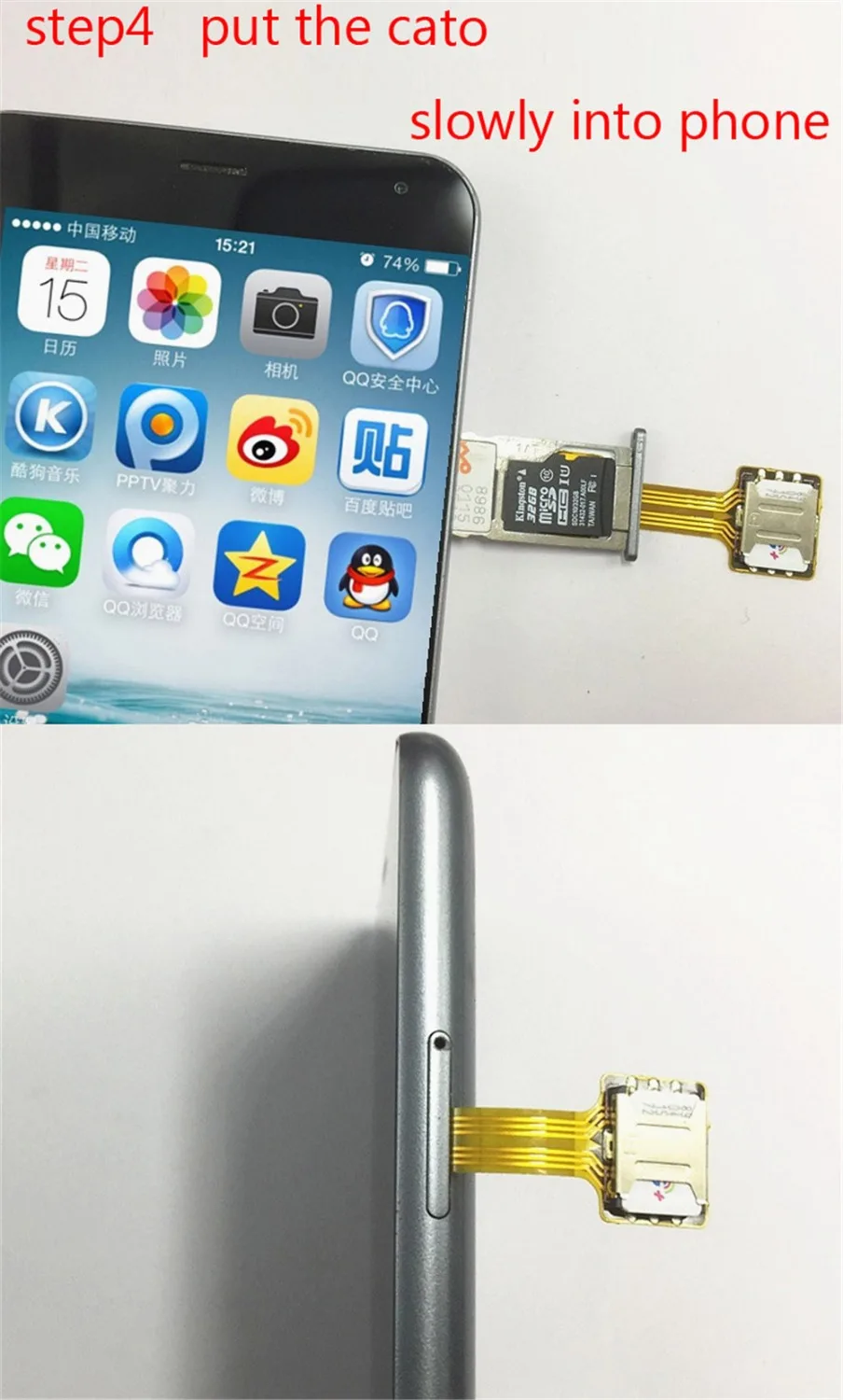 Гибридный двойной сим-карты адаптер Micro SD Nano Sim адаптер расширения для Xiaomi Redmi для Samsung Huawei