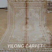 Yilong 5,6 'x8. 4' античный ручной работы персидский Тебриз ковер темно-синий ручной работы турецкий ковер(1818