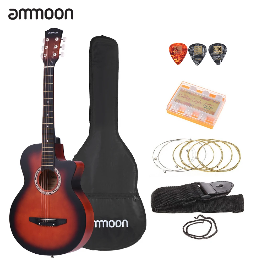 Aliexpress.com : Buy ammoon 38" Acoustic Guitar 6 Strings