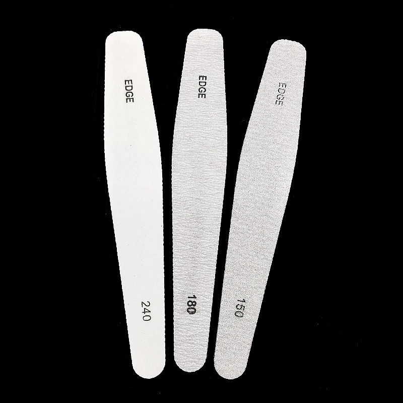 

Professional 150,180,240 Grits Designs Nail Polish File Buffer Sanding Manicure Tools Double Side for Salon Manicure UV Gel Tips
