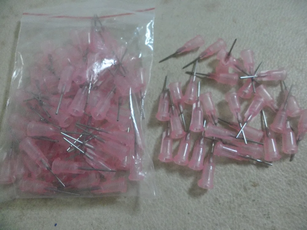 

1000 pcs 20 gauge 1/2inch Stainless steel Tip W/ ISO standard helix luer lock Epoxy Precision Blunt glue Dispensing Needle/Tips