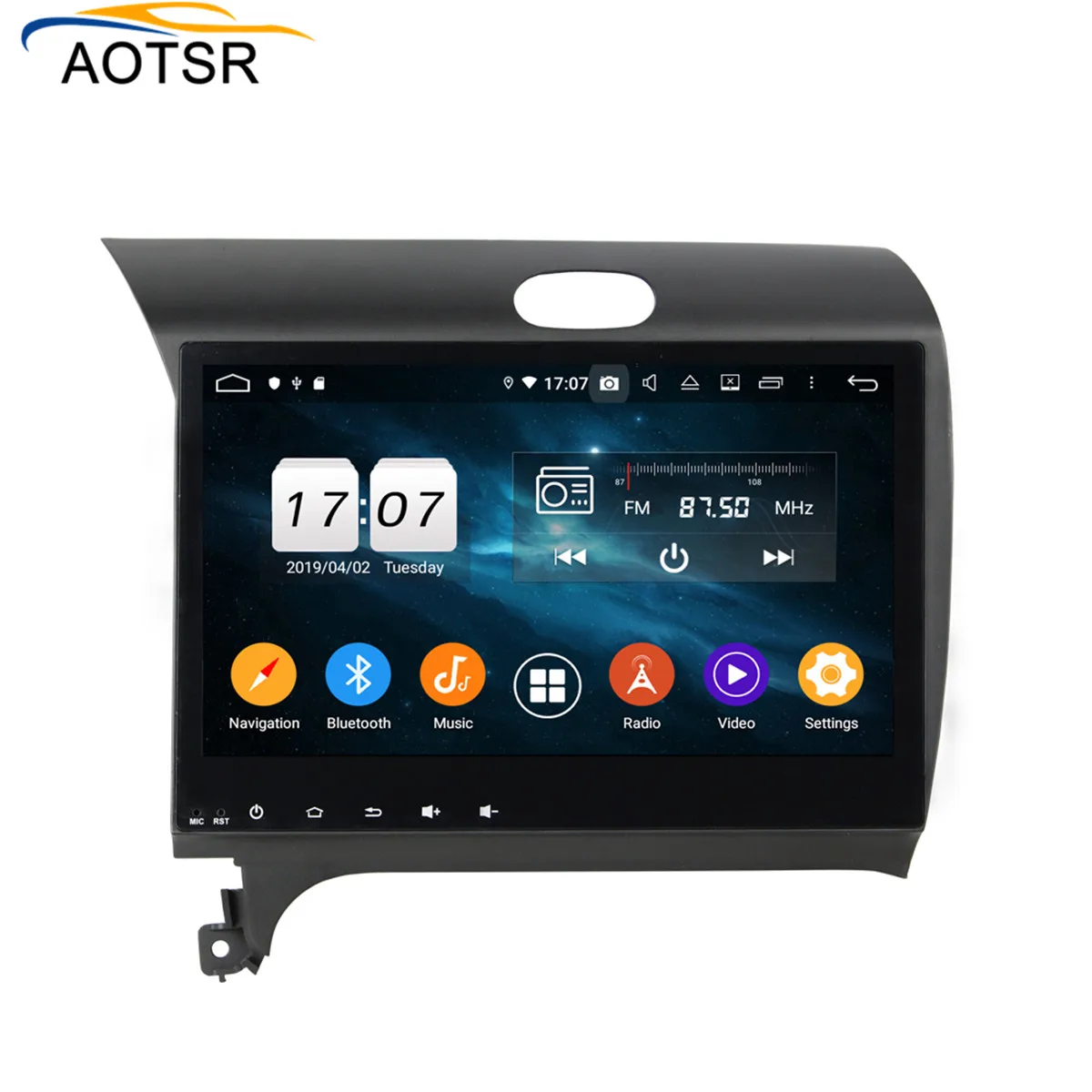 Excellent Car Radio Multimedia Player Android 9.0 car DVD for Kia CERATO K3 FORTE 2012 2013 2014 2015 head unit gps navigation Head Unit 2