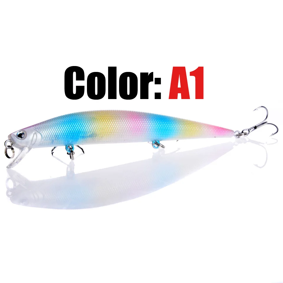 1 قطعة الصلب طعوم صيد سمك البلمة 12 سنتيمتر/12.6g crankbaits 6 الألوان المتاحة wobblers 3 خطاف البلاستيك الطعوم 1 قطعة الصلب طعوم صيد سمك البلمة 12 سنتيمتر/12.6g crankbaits 6 الألوان المتاحة wobblers 3 خطاف البلاستيك الطعوم