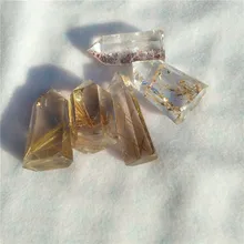 Удивительные фантомные кристаллические палочки рутилированный Кристал острый чакра кварц обелиска рейки заживление украшения дома подарок
