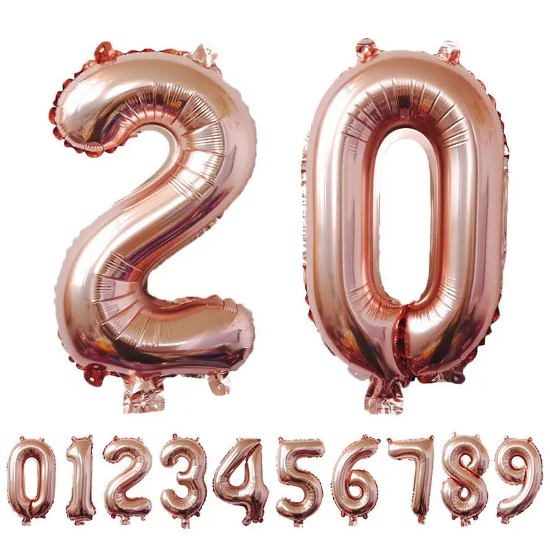 Rose Gold 21stbirthday Balloon Decor For Girls 18 Birthday Ideas