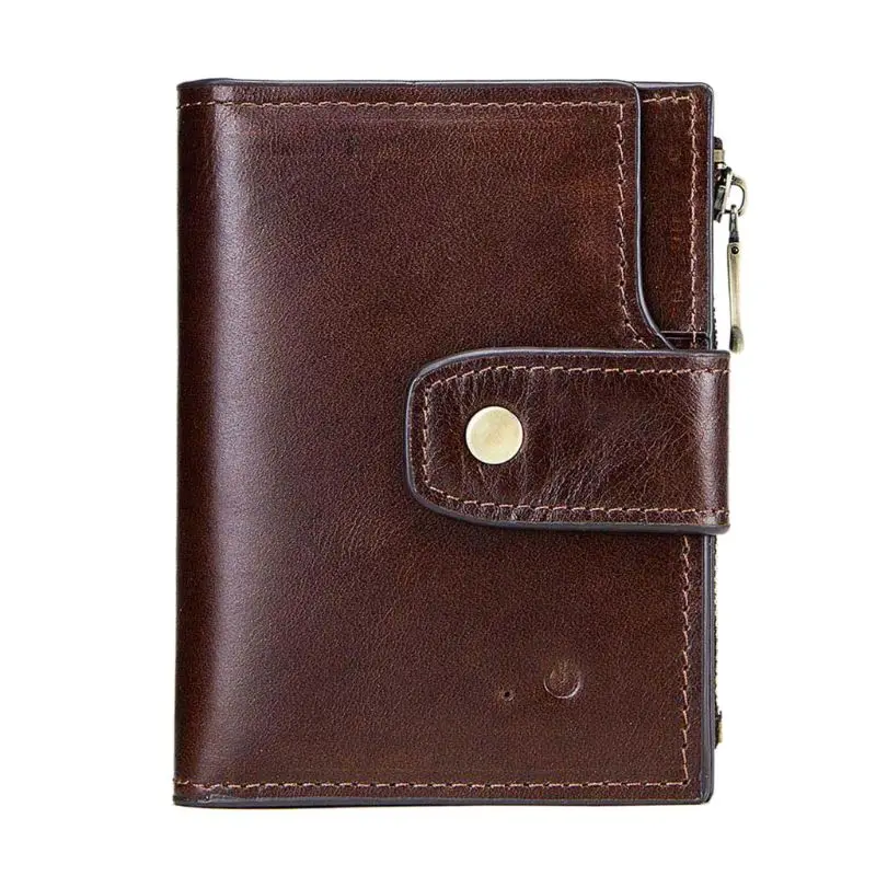 

THINKTHENDO Smart Wallet Men Genuine Leather RFID Blocking Anti Lost Intelligent Bluetooth Wallets Case