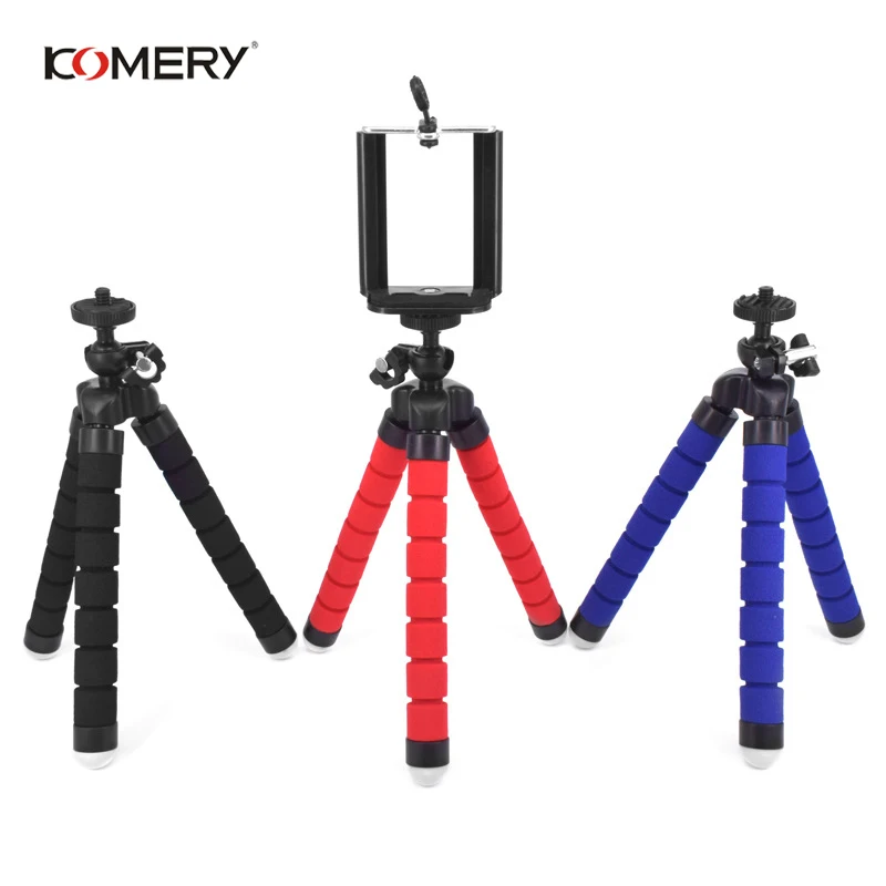Tripods for phone Mobile camera holder Clip font b smartphone b font monopod tripe stand octopus