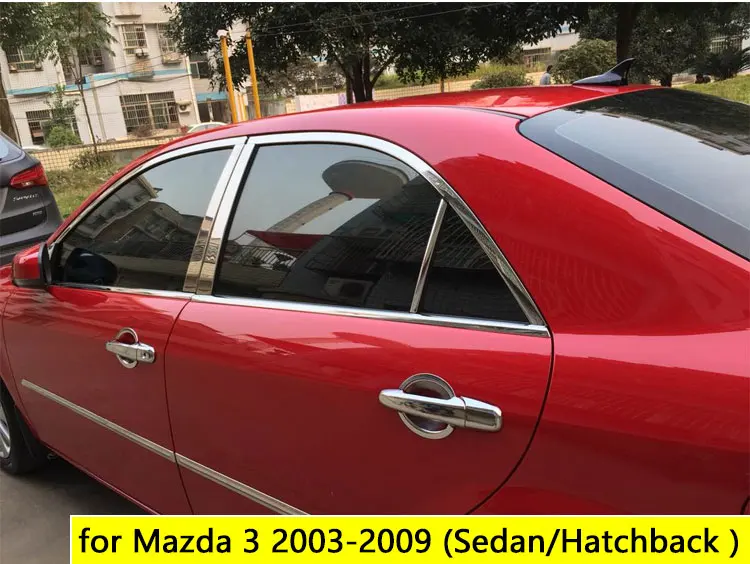 HARBLL для Mazda 3 2003 2009 Axela 2004 2005 2006 2007 седан хетчбэк фотоотделка набор автостайлинг|chrome