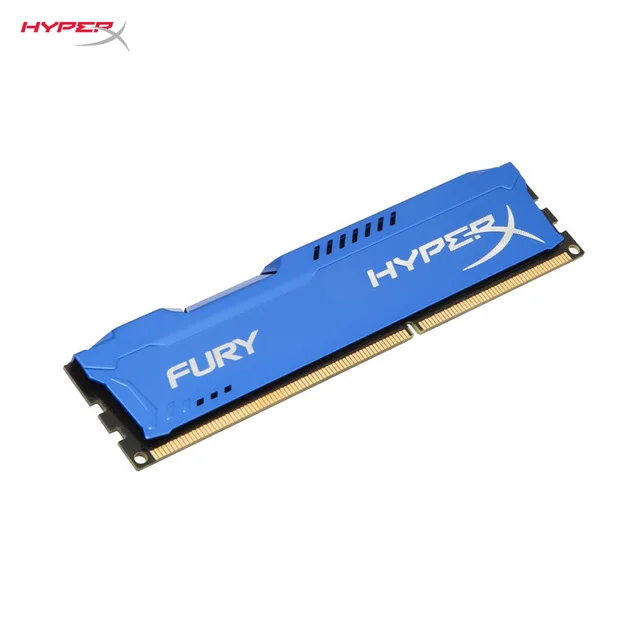 

HyperX FURY Blue 4GB 1600MHz DDR3, 4 GB, 1 x 4 GB, DDR3, 1600 MHz, 240-pin DIMM, Blue