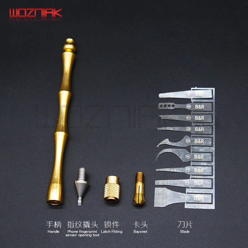 

Repair BGA mainboard IC CPU NAND Rework knife tool For iPhone fingerprint Open cover Pry knife 13in1 Multipurpose chip kit