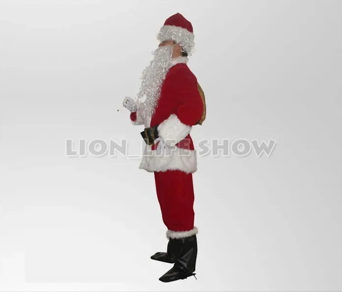 Cosplay&ware Red Blue Christmas Costumes Santa Claus 4 Size 9 Piecesset -Cosplayware Store