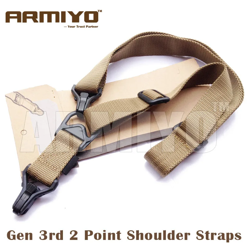 

Armiyo Tactical 3rd Gen 2 Point Multi Harnesses Shooting Mission Shoulder Strap Gun Sling System Hunting Accessories